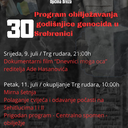 Program obilježavanja 30. godišnjice genocida u Srebrenici
